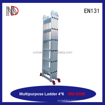 Aluminum Multi-purpose Ladder Folding ladder 4X7 with big hinge